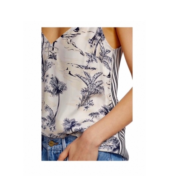 FRAME Palm Tree Silk Cami. - Picture 3 of 11